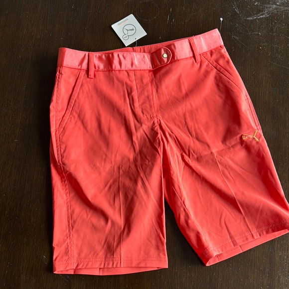 Puma Pants - Puma Bright Coral Shorts